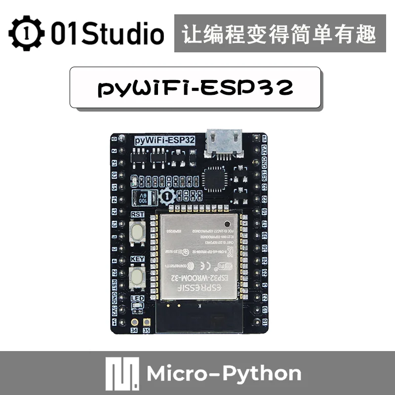 Py WiFi- ESP32 Micro- Python IoT Wi-Fi обучающая макетная плата совместимая с Pyboard | Строительство
