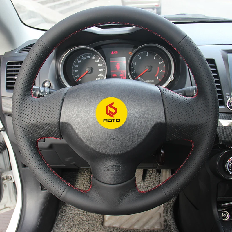 Оплетка на руль для Mitsubishi Lancer X 10 2007 2015 Outlander 2006 2013 ASX 2010 2013|Чехлы руль| |