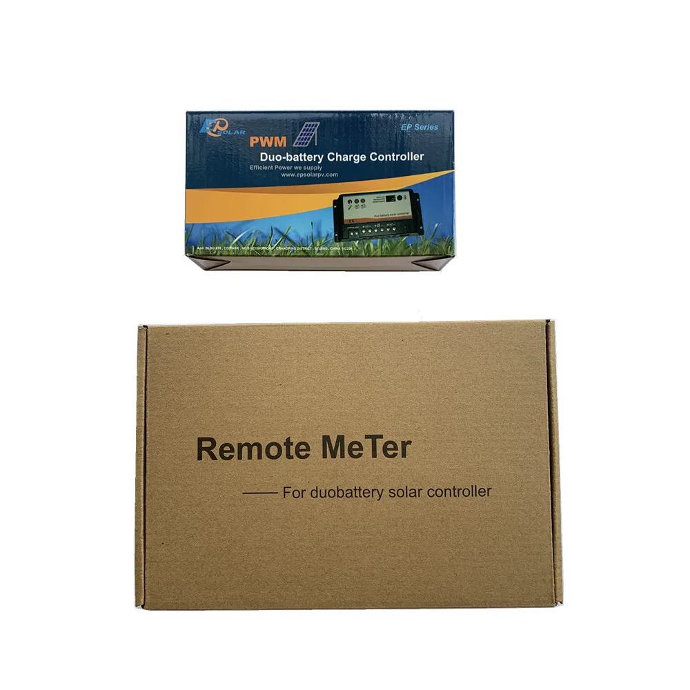 

EPever Dual Battery Solar Charge Controller 10A20A Duo-Battery Regulator with Remote LCD Meter MT-1 EPsolar EPIPDB-COM