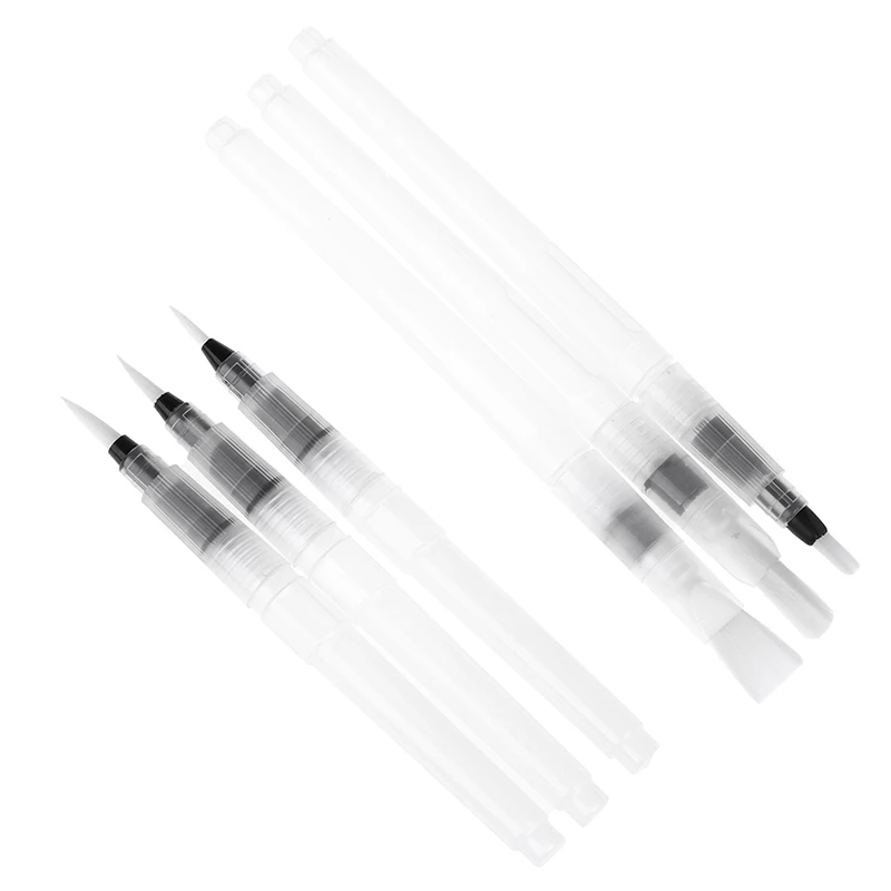 6 шт Портативный Краски щетка воды Цвет кисть карандаш мягкая вода для начинающих