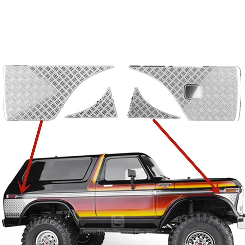 2 шт. металлическая боковая Защитная панель из нержавеющей стали для