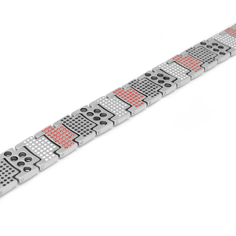 Мужской браслет Escalus модный титановый с ионами|red bracelet|bracelet designerdesigner bracelet |