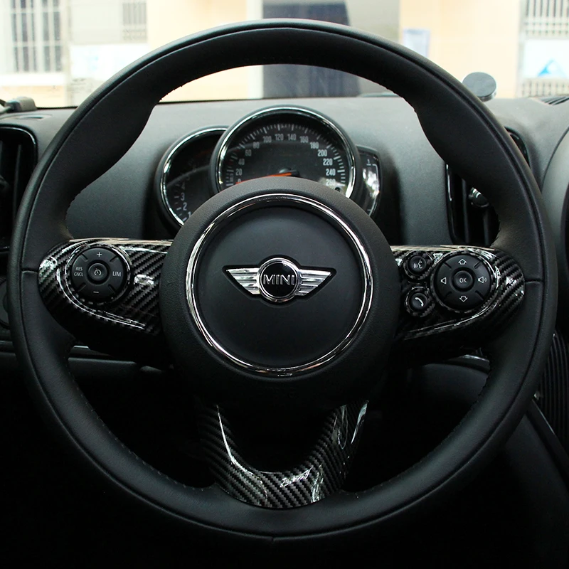 3 шт. для MINI COOPER F54 F55 F56 F60 Countryman, Clubman рулевая панель мультимедийная Кнопка стикер Наклейка Обложка стикер чехол