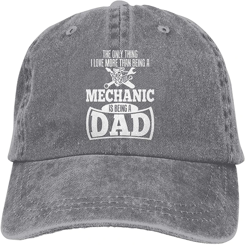 

Fashion Soft Only Thing Love More Than Being A Mechanic Is A Dad Hat Gift Dad Hat Trucker Hat Cowboy Hat
