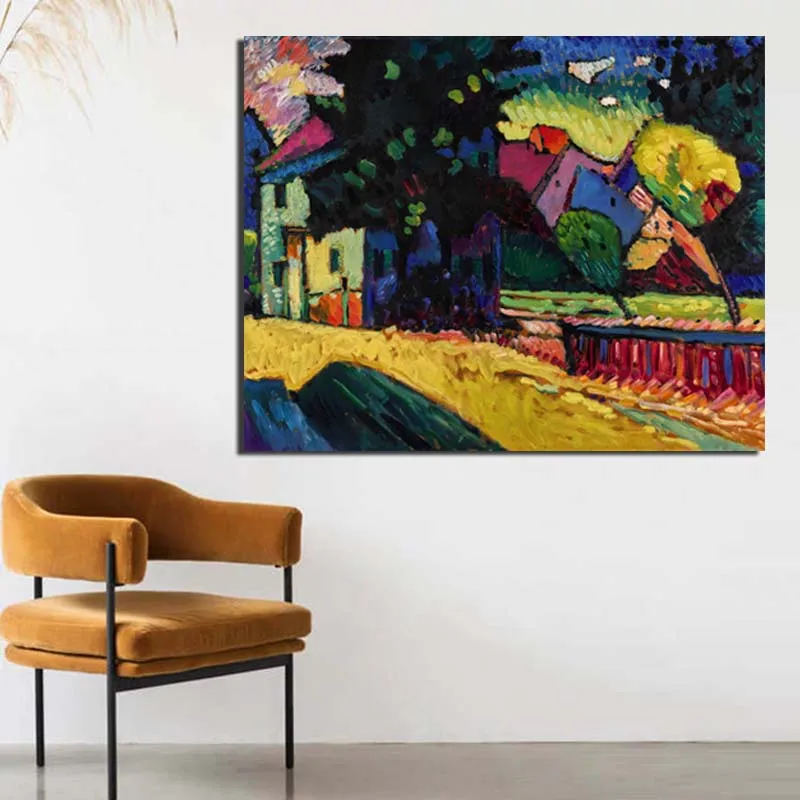 Wassily Kandinsky обои холст картина печать гостиная украшение для дома современные
