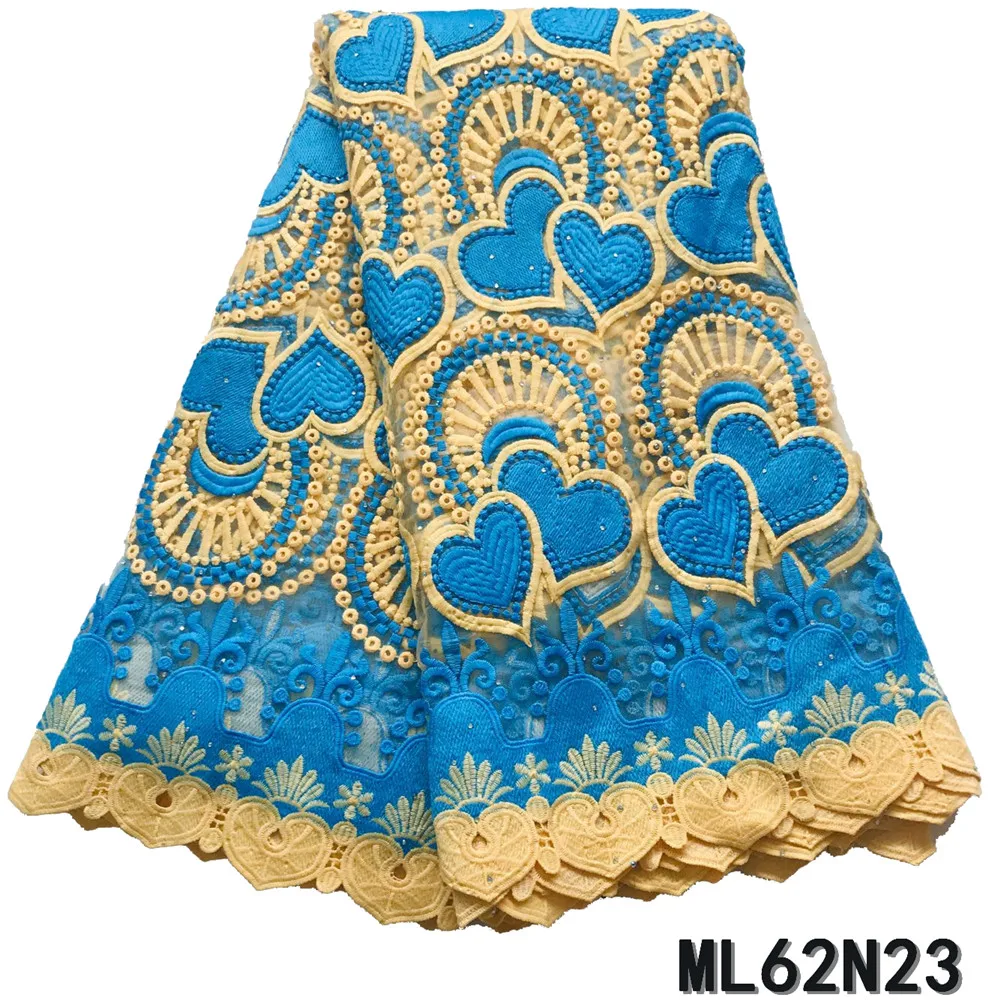 Красивая кружевная ткань 2020 чистая Африканская вышитая французская с камнями