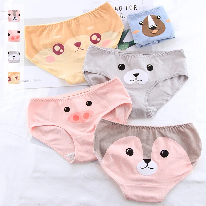 

Женское нижнее белье Norns с мультяшным принтом, хлопковая промежность, удобное хлопковое нижнее белье