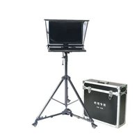 20 inch computer laptop teleprompter with tripod for news live interview speech prompter big teleprompter