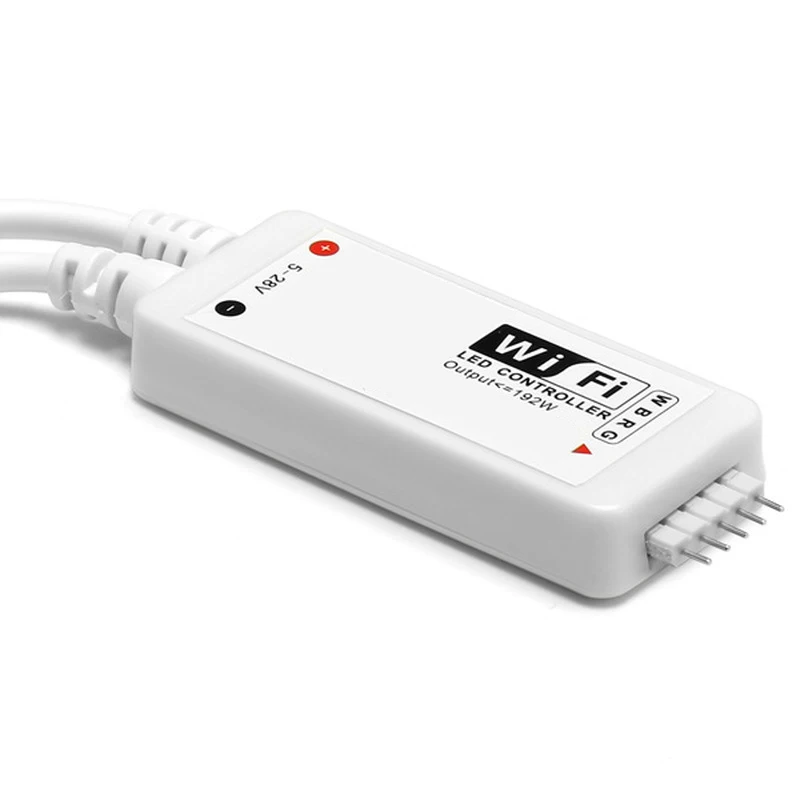 

LED RGBW Controller with 21 Keys for 5050/3528 SMD Controlled By Wifi Remote Controlled More Far By Android/IOS