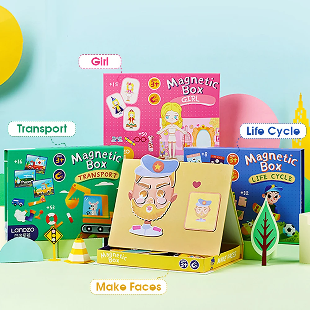 Деревянные 3d Пазлы Landzo игрушки Монтессори обучающая Головоломка сделай сам