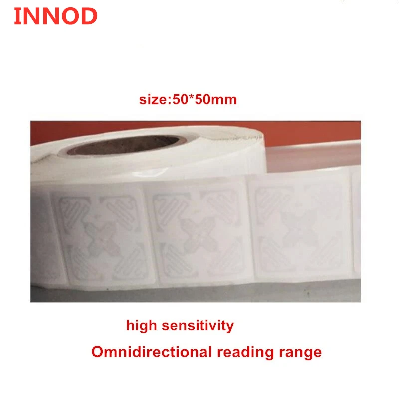 Uhf rfid Метка impinj h47 Monza 4E чип расстояние distance EPC G2 пассивный клей rfid наклейки uhf анти-метка против кражи дешево