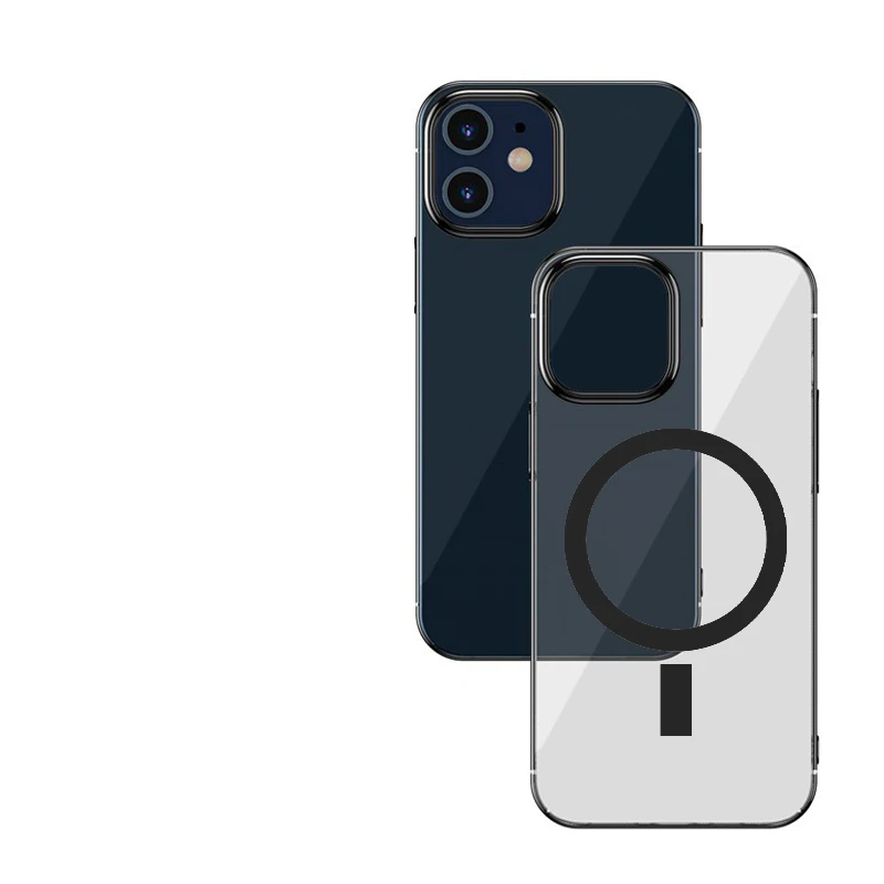 

Easterm 12 MagSafe Magnetic Phone Case For Apple12 ProMax 12Mini PC Protective Cell Phone Cover & Wireless Charging Function