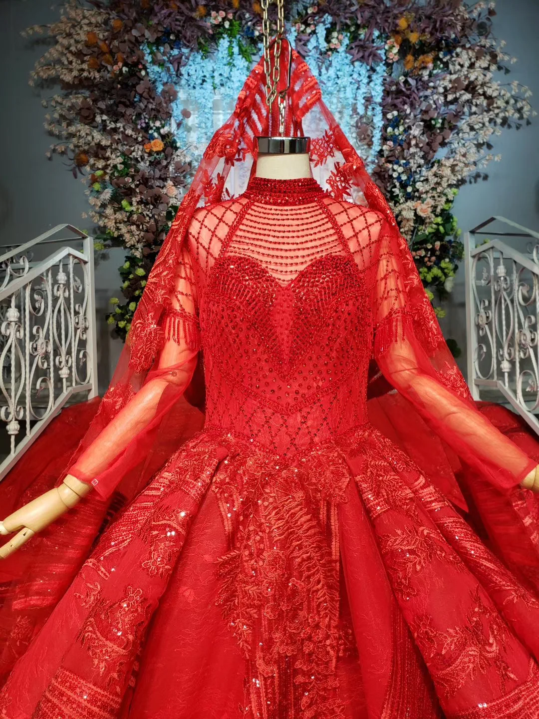 Красное бальное платье Quinceanera роскошное Атласное Пышное Платье с изысканной