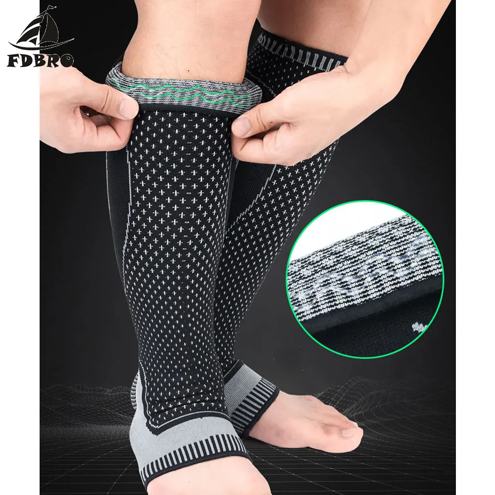 FDBRO Нескользящие нескользящие носки для защиты ног подошвенные гетры бега набор