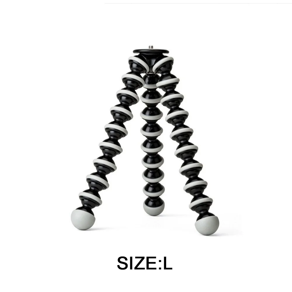 L tripod only GAQOU M L размер гибкий штатив Мини Gorillapod монопод штатив-Осьминожка для Gopro Цифровая камера Canon Nikon мобильный телефон - Цвет: L tripod only