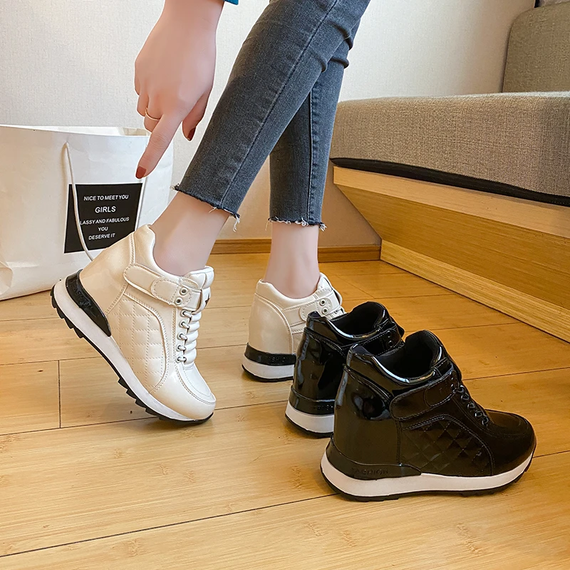 

Женские кроссовки на толстой подошве, дышащие кроссовки на платформе, повседневная обувь для тренировок, дизайнерские, 2021