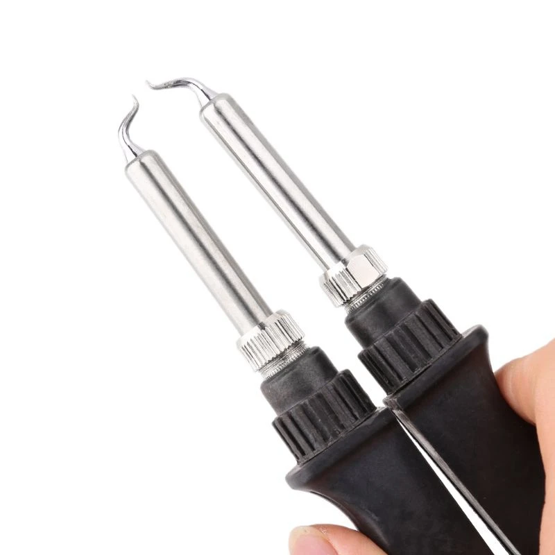 

902 Esd Smd Double Soldering Iron Tweezer Handle Clip Heating Plier Soldering Station Accessories -Kb