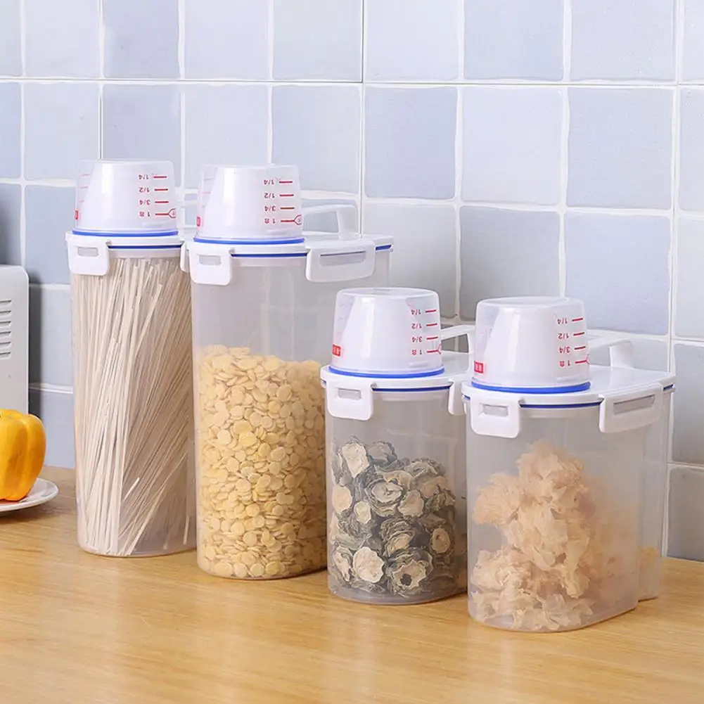 

Large Capacity Lightweight BPA Free Plastic Sealed Holder Bin Dispenser for Home