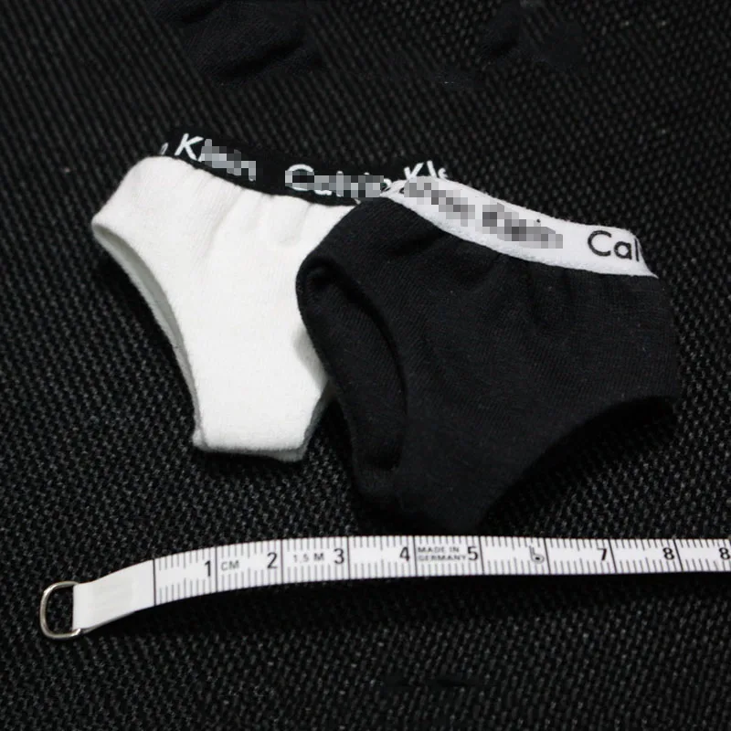 

1/6 Scale Male Underwear Briefs Shorts Black White for 12 Inches Action Figures
