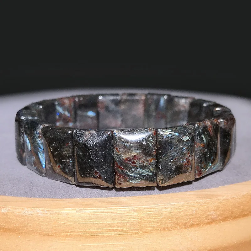 

Wholesale Black Dragon Crystal Natural Stone Bracelets Energy Stone Hand Row Lucky for Women Men Gift Wrist Crystal Jewelry