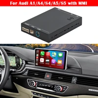 for audi a1a4s4a5s5 car multimedia apple carplay screen adapter android auto decoder box interface module mmi 3g system