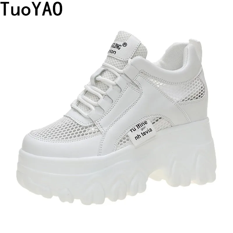 

Обувь с дышащей сеткой не сужающийся к низу каблук обувь белый спортивная обувь женская летняя обувь 2021 туфли с боковыми вырезами Женские с...