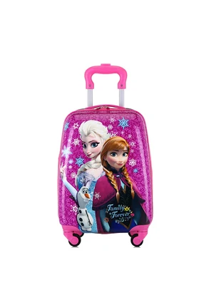 Cartoon suitcase 18 дюймов чемодан на колесиках, Детский чемодан на колесиках, чемодан для путешествий, чемодан для каюты, мультяшная Губка Боб, милая сумка для девочек - Цвет: Cartoon suitcase