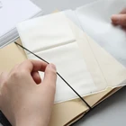 Дорожный ноутбук, ПВХ сумка для хранения, карман для карт на молнии, папка A5стандартнаяПортативнаядля паспорта, 4 размера