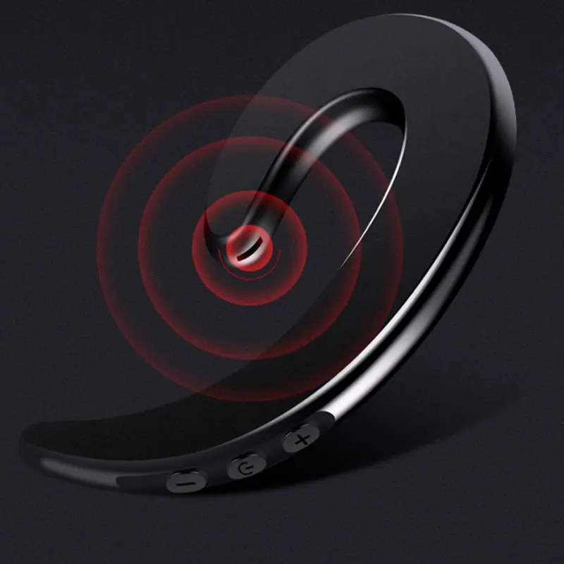 Беспроводные наушники с костной проводимостью Bluetooth ушным крючком Спортивная