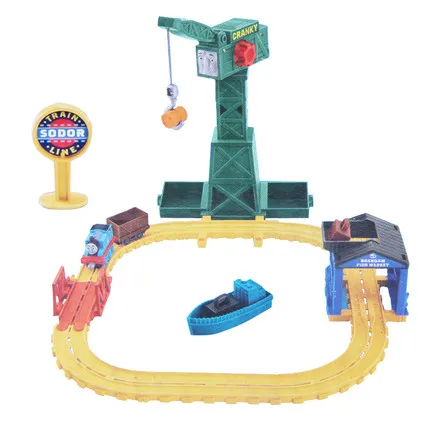 Оригинальная модель железной дороги Thomas and friends the Blanche at dock подарок для мальчика
