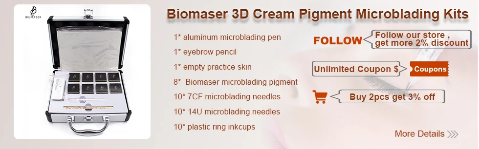 Biomaser микроблейдинг ручка ручной микроблейдинг Caneta микроблейдинг tebori бровь Татуировка ручка Высокое качество