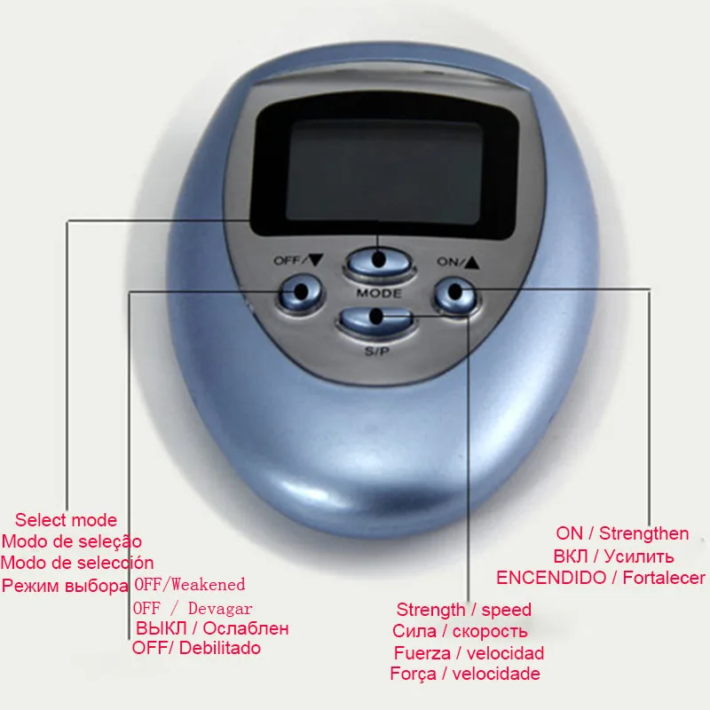 

Electronic Pulse Massager/tens Ems Machine Massager/electrical Nerve Muscle Stimulator/low Frequency Physiotherapy Device