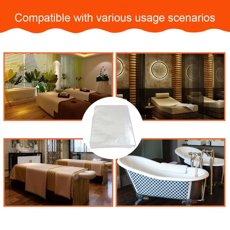 100 шт. профессиональные косметические листы для салонов чехлы массажной кровати