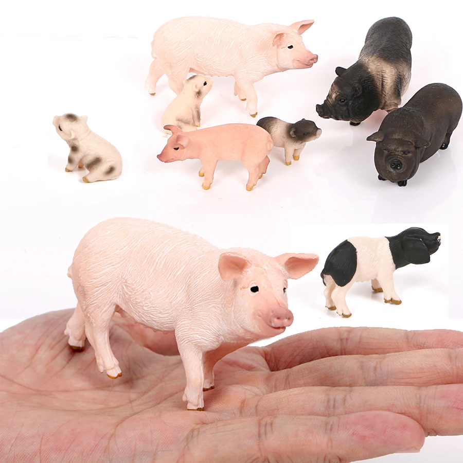 

Simulation Animals Figurine Pig,animal Model Toys Sets Action Figures Educational Toys Party Home Decor Collection for Kids