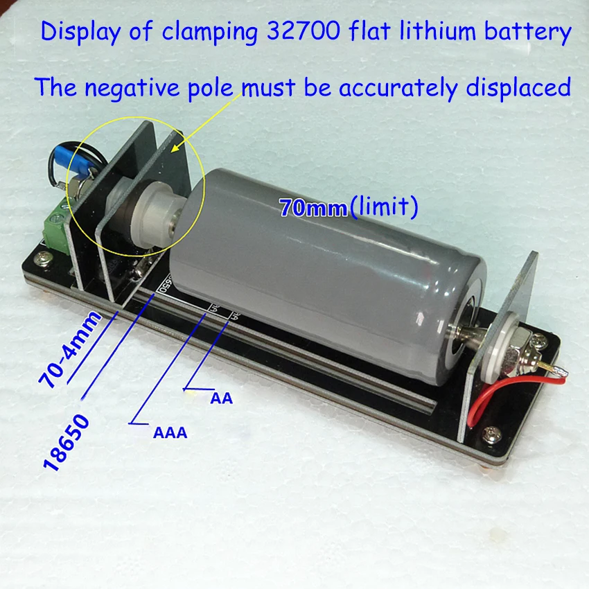 Ёмкость держатель тестера 4-проводной 5A-10A терминал проводки Батарея