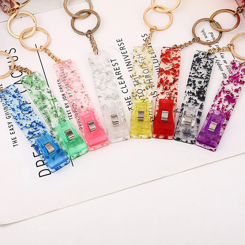 Women Contactless Card Picker Keychain Grabber No Contact Hairball Pendant Resin Key Ring Charm Holder Bag Car Accessories | Украшения и