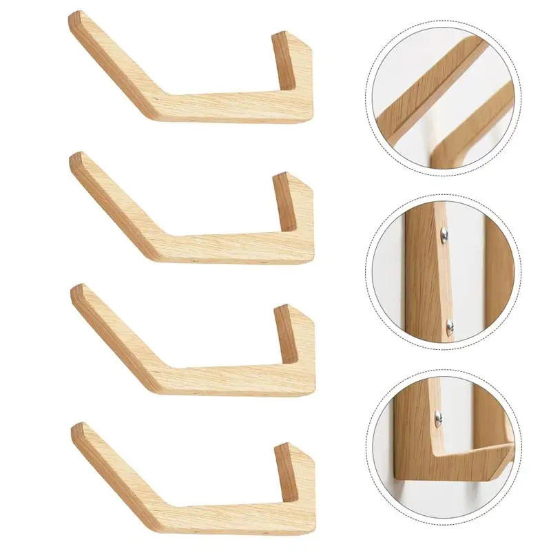 

4pcs Storage Hook Clothing Hook Towel Hanger Hanging Hook for Door Room Home Wall