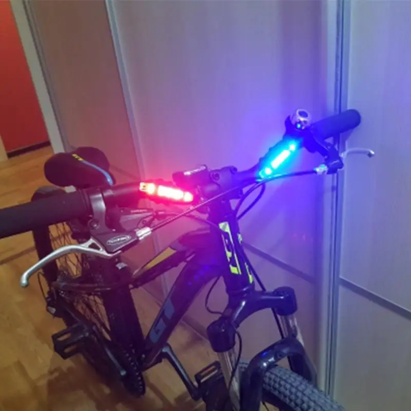 Велосипед светильник Водонепроницаемый задний светодиодный USB Перезаряжаемые MTB