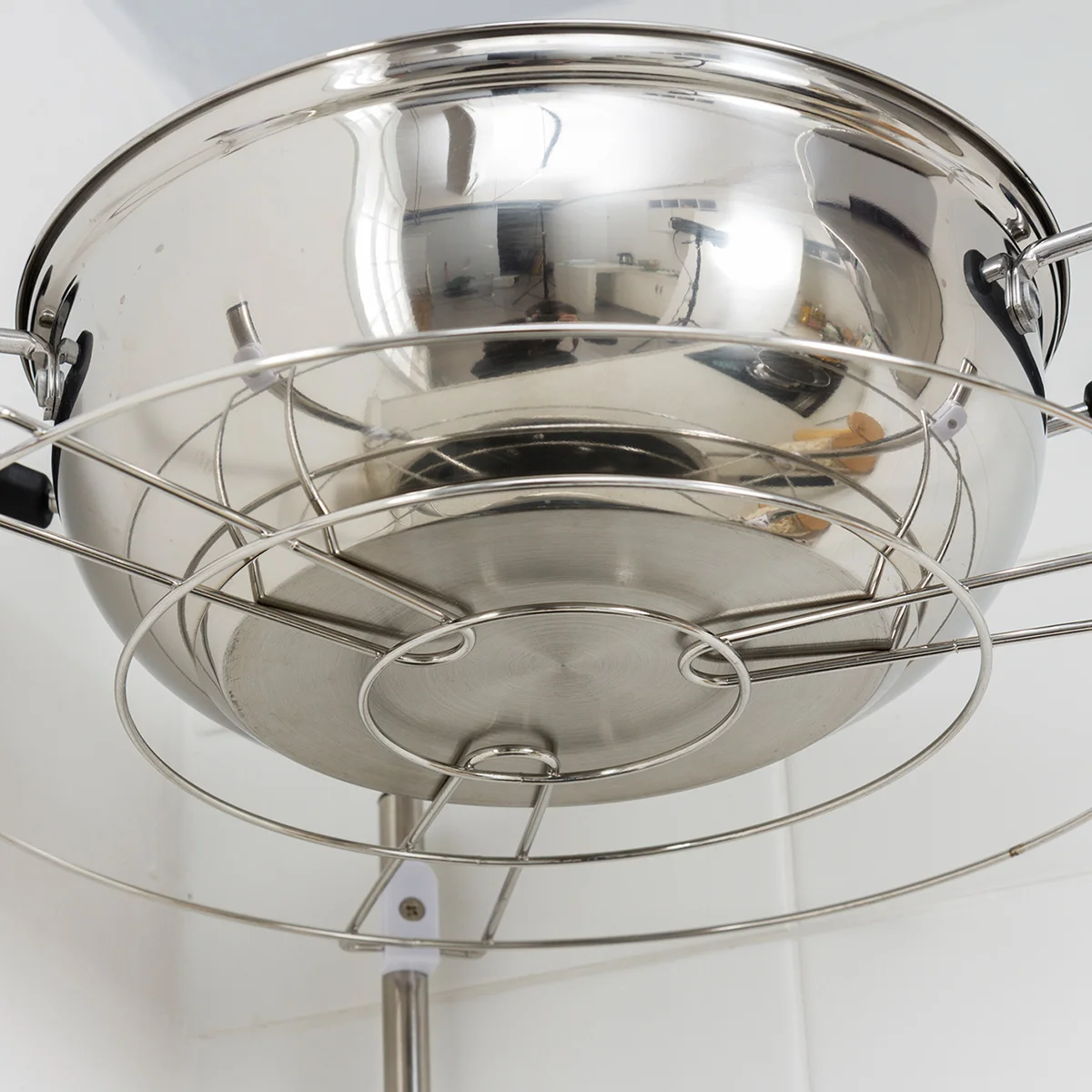 ОРЗ кухонный Органайзер хранилище полки Нержавеющая сталь кастрюлю шкаф со