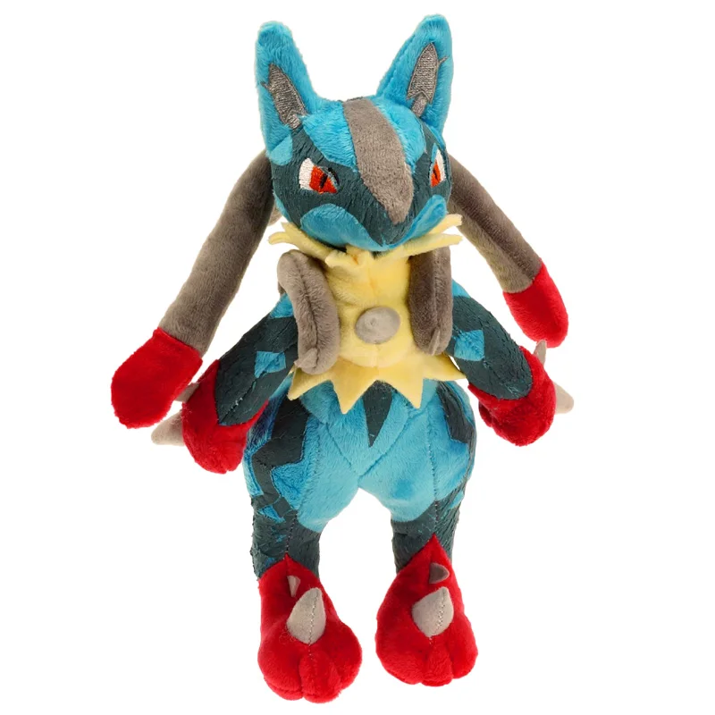 32 см 5 цветов Lucario плюшевые игрушки куклы хлопок милый Мега Lucario X& Y мягкие плюшевые игрушки для детей - Цвет: 29-D-opp bag