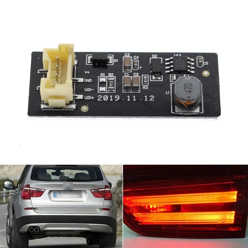 

3 Pcs Car Accessories: 2 Pcs Rear LED Light Repair Replacement Board Tail Lights & 1 Pcs 86mm 16 Flute Oil Filter Wrench