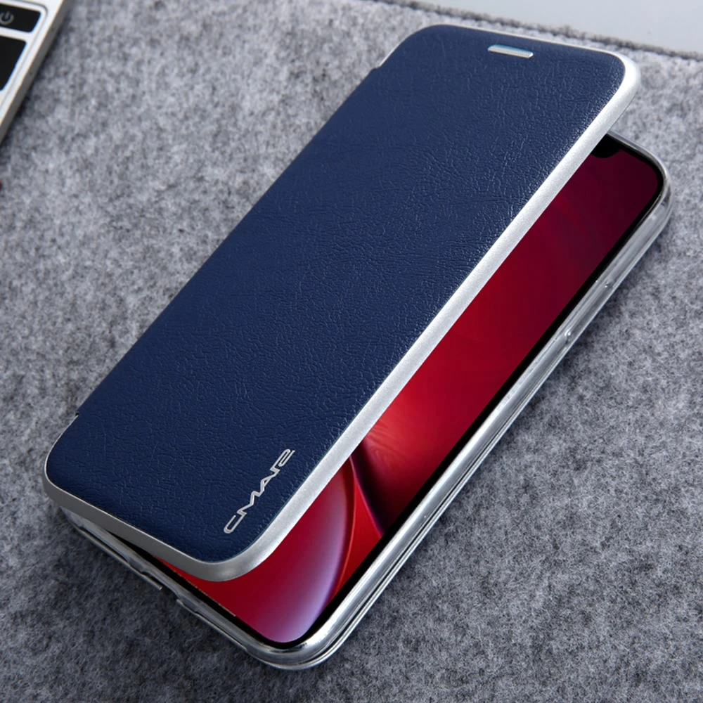 Противоударный Магнитный Флип кошелек кожаный чехол для телефона IPhone 12 Mini SE 2020 11