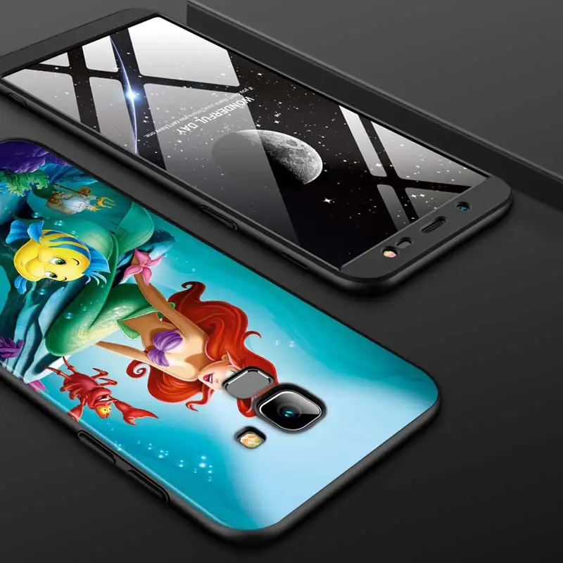 

The Little Mermaid For Samsung J8 J7 Duo J730 J6 J5 J530 J4 J3 J330 J2 Core Star Prime 2018 EU Plus Black Phone Case