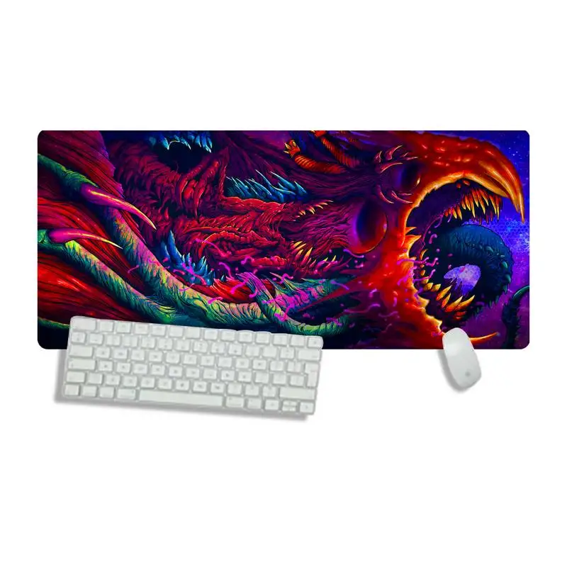 

color dragon LockEdge gamer Customized laptop Gaming mouse pad Desk Table Gamer Large Mouse pad mats Non-slip Laptop Cushion