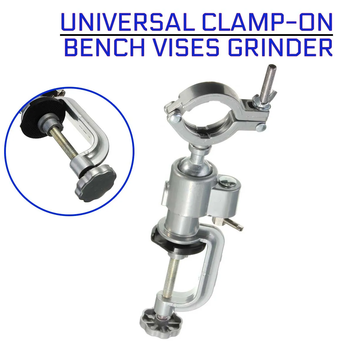 Universal Clamp-on Bench Vises Grinder Accessory Electric Drill Multifunctional  Rack Bracket Electric Drill Stand Holder