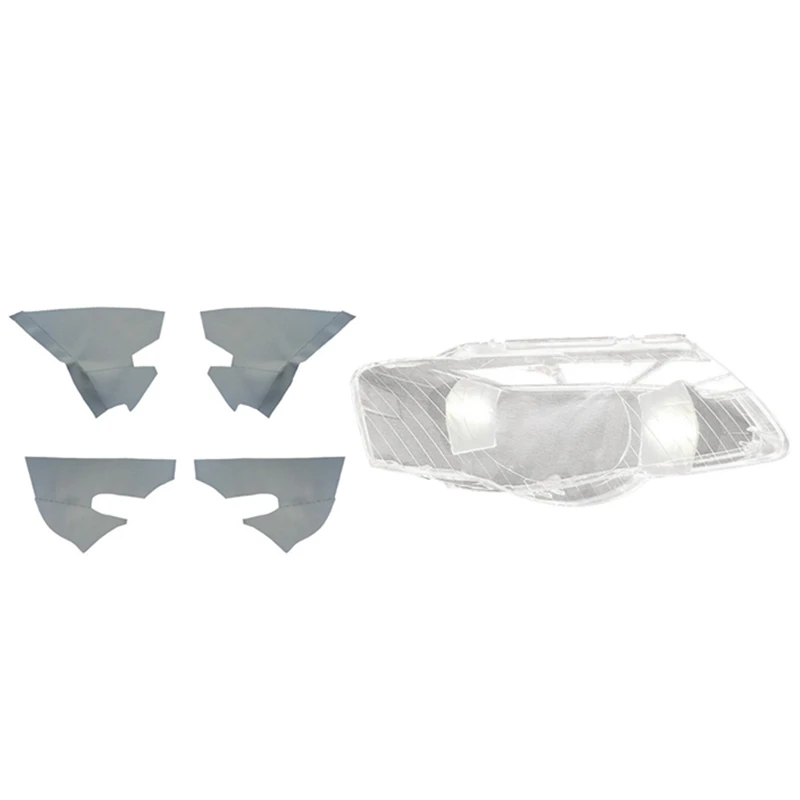 

1x чехол для автомобильной фары Passat B6, фары R36, правые и 4 шт., подлокотник для автомобильной двери, панель из микрофибры, кожаный чехол