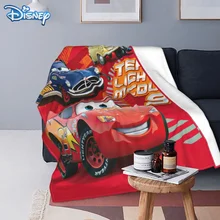Mantas de felpa de dibujos animados de Disney Cars para niños, manta suave y cómoda de franela, mantas de invierno para niños y adultos, regalo para niños (4)