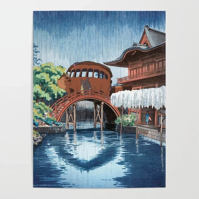 Украшение для дома искусство на стену модульный японский аниме постер холст