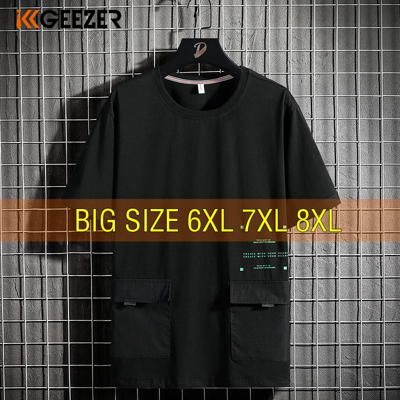 Футболка мужская с коротким рукавом 95% хлопок размеры 6XL/7XL/8XL | Мужская одежда