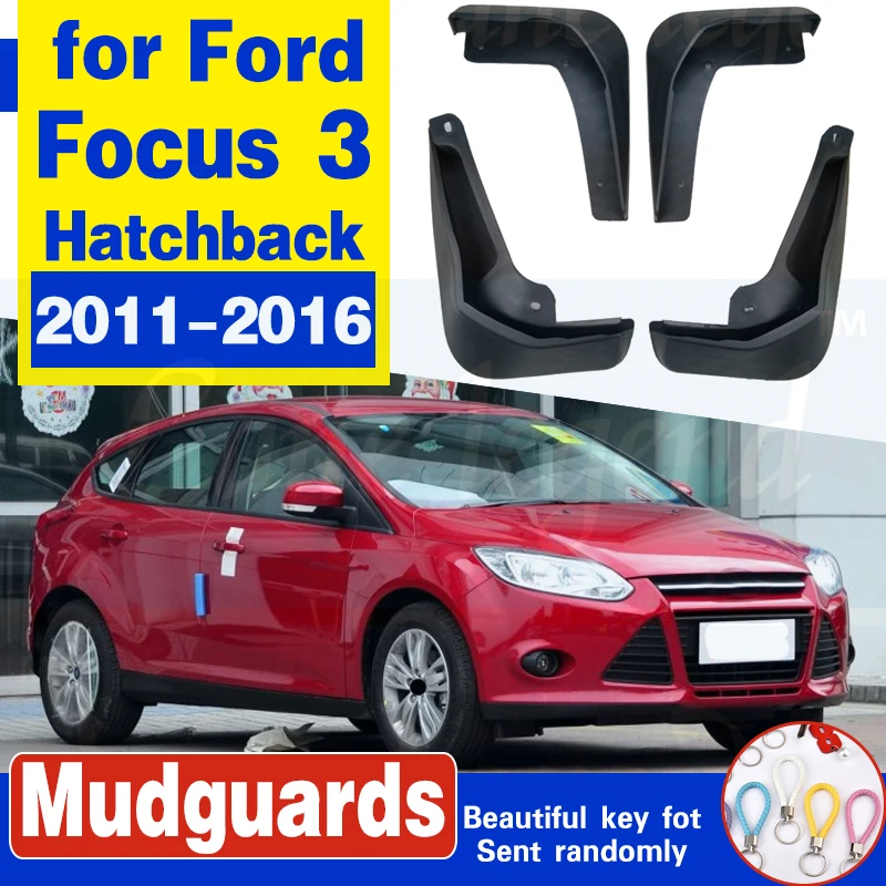Брызговики для хэтчбека Ford Focus 3 MK3 2011 2016|Грязезащита| |